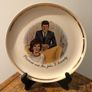 Vintage Jack & Jackie Kennedy Collectible Plate